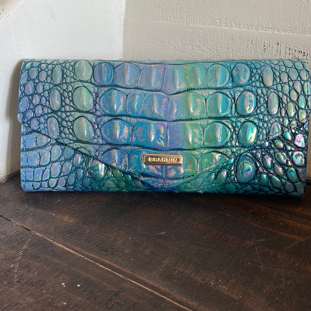Brahmin Veronica In Blue Topaz